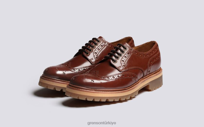 Grenson Archie erkekler bronzlaşmak ayakkabılar B466H112