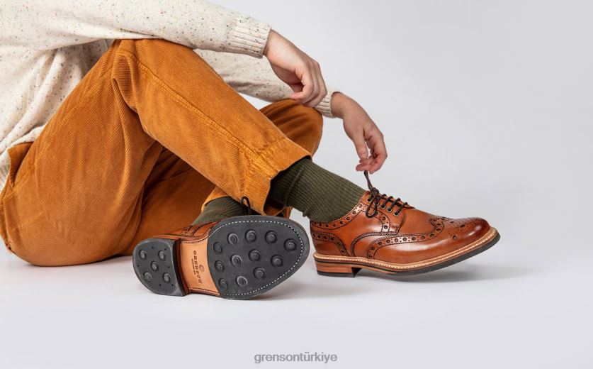 Grenson Archie erkekler bronzlaşmak ayakkabılar B466H116