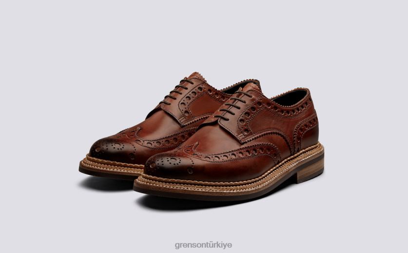 Grenson Archie erkekler bronzlaşmak ayakkabılar B466H119