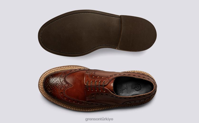 Grenson Archie erkekler bronzlaşmak ayakkabılar B466H119