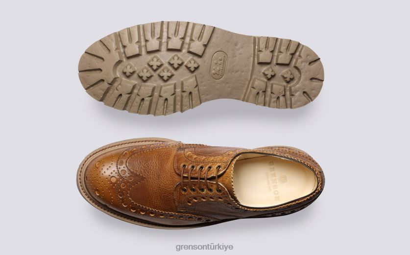 Grenson Archie erkekler kahverengi ayakkabılar B466H109