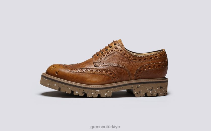 Grenson Archie erkekler kahverengi ayakkabılar B466H109