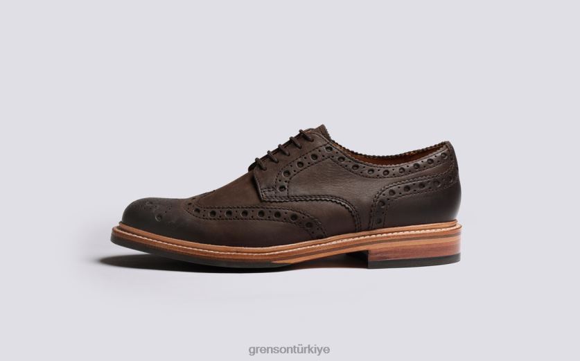 Grenson Archie erkekler kahverengi ayakkabılar B466H113