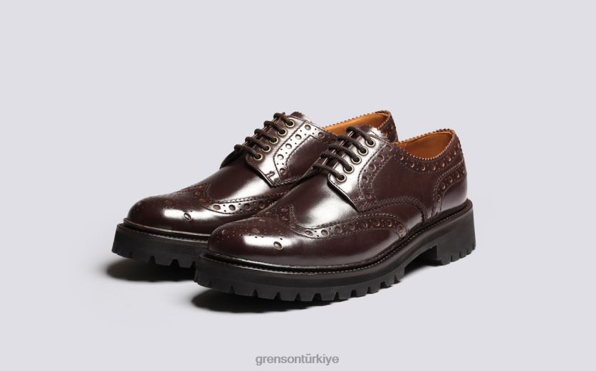 Grenson Archie erkekler kahverengi ayakkabılar B466H114