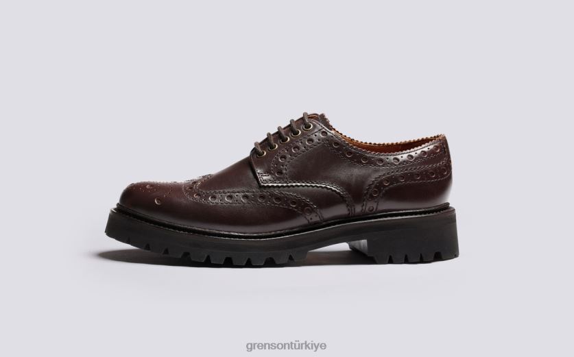 Grenson Archie erkekler kahverengi ayakkabılar B466H114