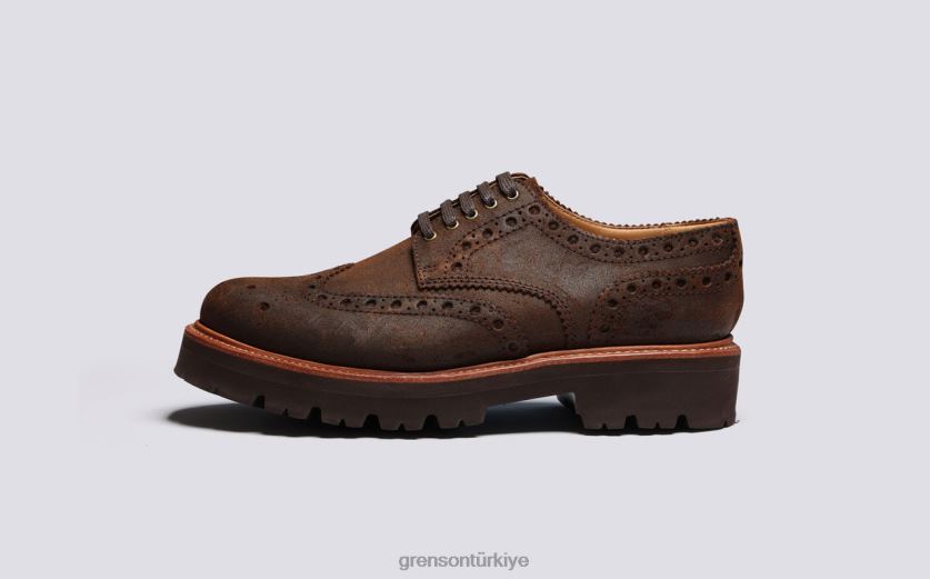 Grenson Archie erkekler kahverengi ayakkabılar B466H122