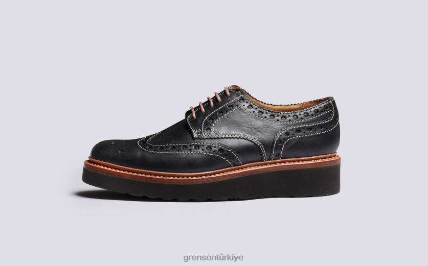 Grenson Archie erkekler siyah ayakkabılar B466H115