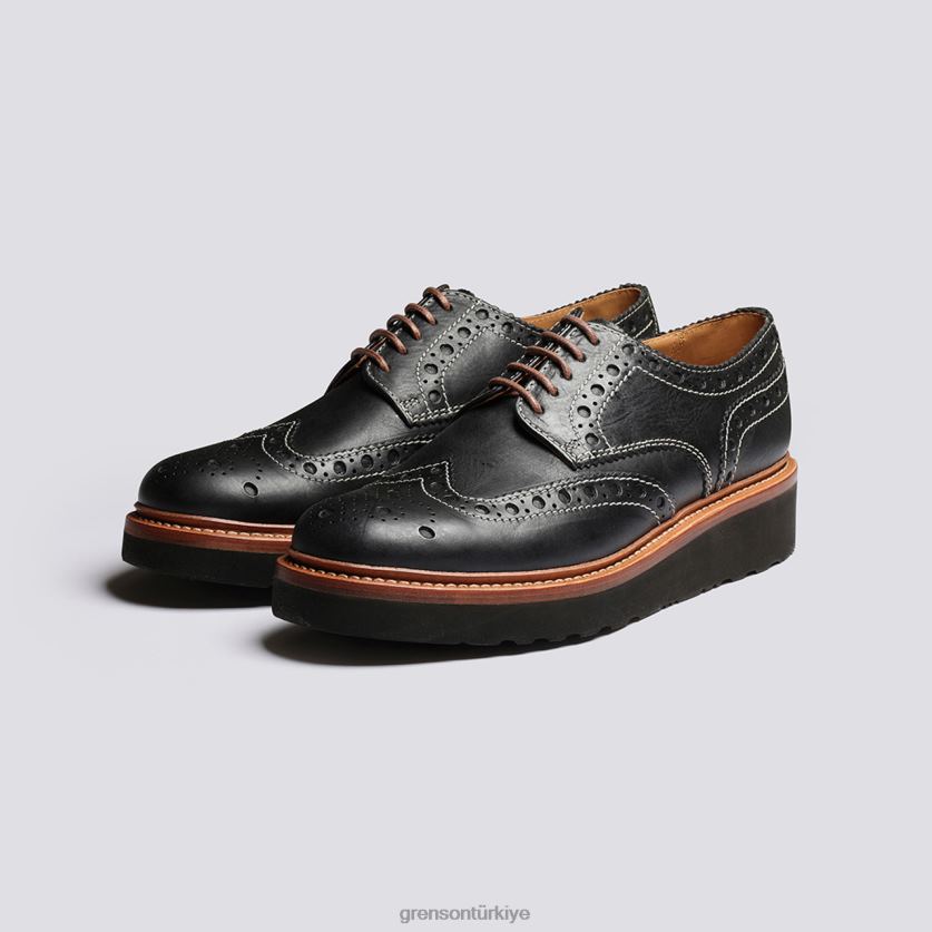 Grenson Archie erkekler siyah ayakkabılar B466H115