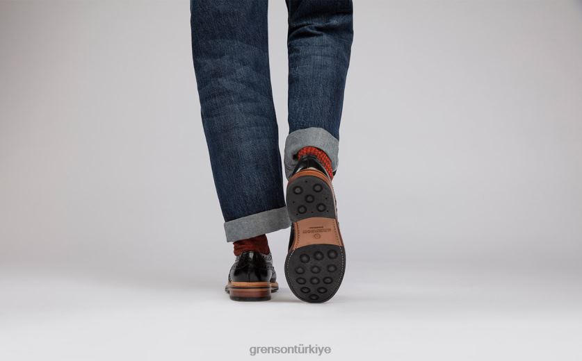 Grenson Archie erkekler siyah ayakkabılar B466H117