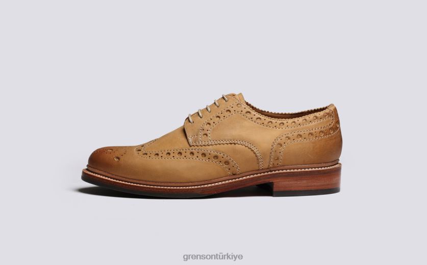 Grenson Archie erkekler zencefil perdahlı ayakkabılar B466H110