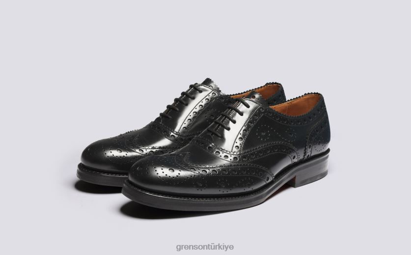 Grenson anderson erkekler siyah ayakkabılar B466H123