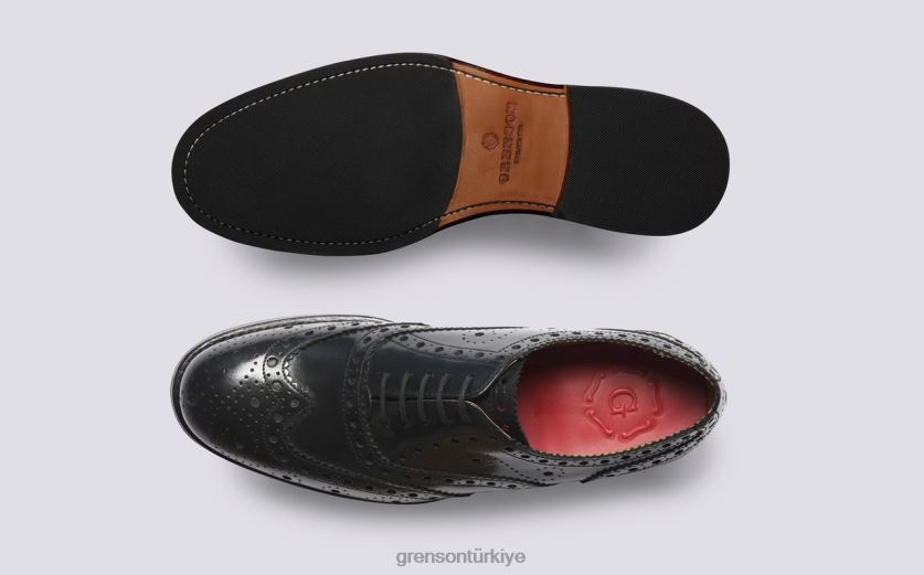 Grenson anderson erkekler siyah ayakkabılar B466H123