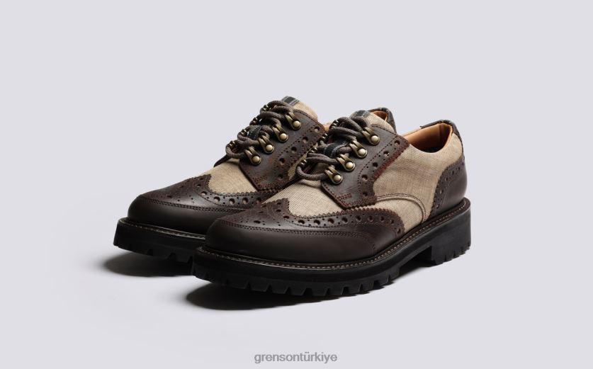 Grenson arşiv teknolojisi erkekler bej ayakkabılar B466H107