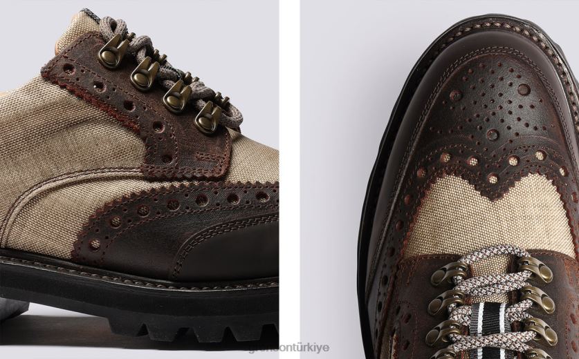 Grenson arşiv teknolojisi erkekler bej ayakkabılar B466H107