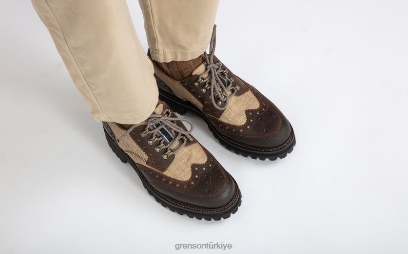 Grenson arşiv teknolojisi erkekler bej ayakkabılar B466H107