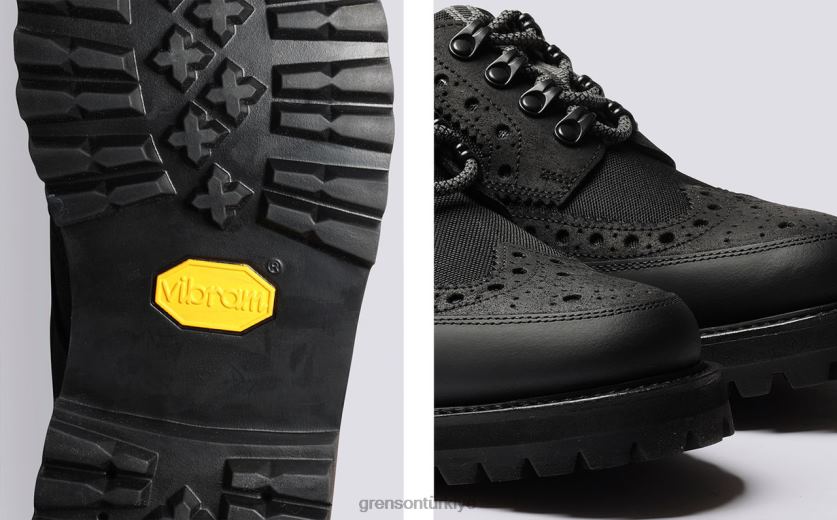 Grenson arşiv teknolojisi erkekler siyah ayakkabılar B466H108