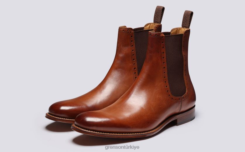 Grenson Howard erkekler el boyaması bot ayakkabı B466H59