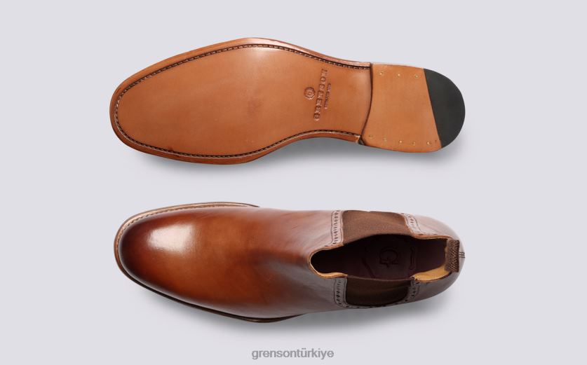 Grenson Howard erkekler el boyaması bot ayakkabı B466H59