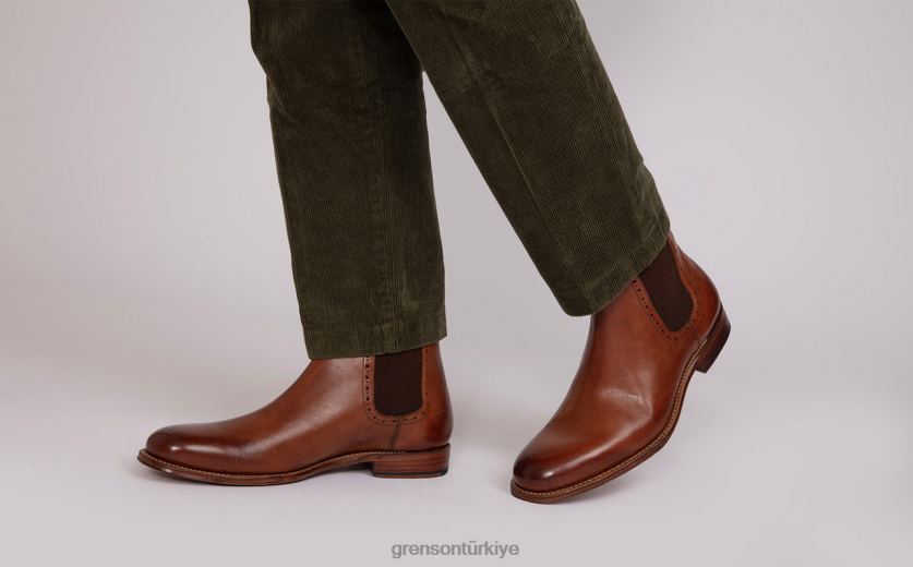 Grenson Howard erkekler el boyaması bot ayakkabı B466H59