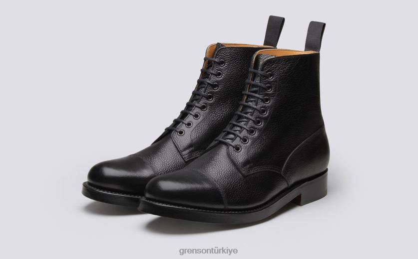 Grenson ayakkabı 3 erkekler siyah bot ayakkabı B466H39