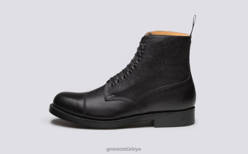 Grenson ayakkabı 3 erkekler siyah bot ayakkabı B466H39