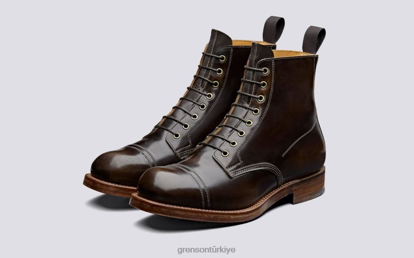 Grenson ayakkabı 9 erkekler ceviz turşusu bot ayakkabı B466H40