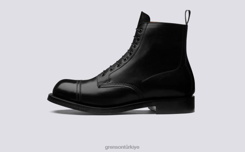 Grenson ayakkabı 9 erkekler siyah bot ayakkabı B466H41