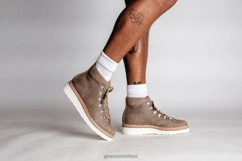 Grenson bobby erkekler boz kahverengi bot ayakkabı B466H46