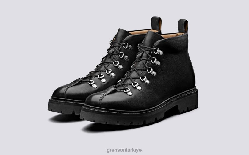 Grenson bobby erkekler siyah bot ayakkabı B466H61
