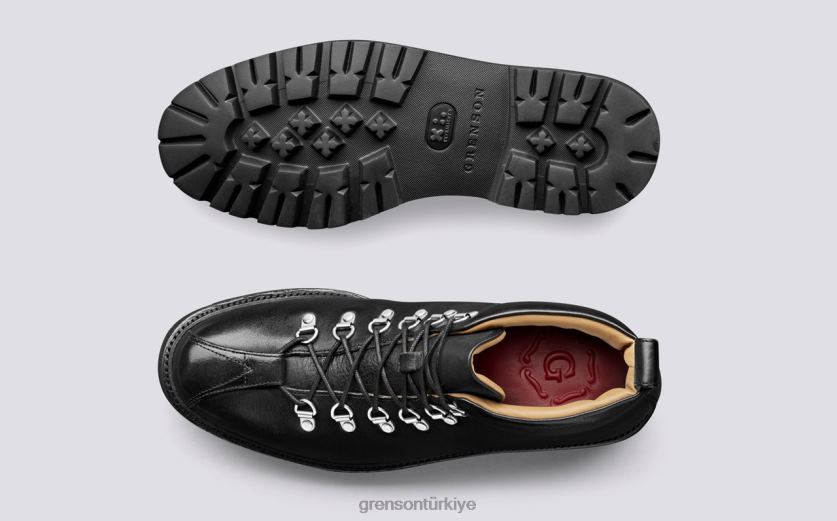 Grenson bobby erkekler siyah bot ayakkabı B466H61