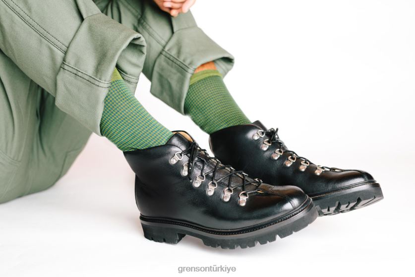 Grenson bobby erkekler siyah bot ayakkabı B466H61