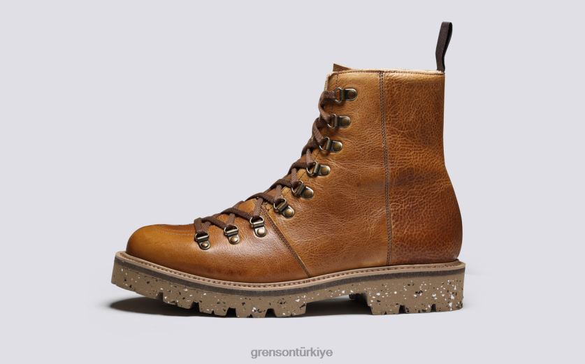 Grenson brady erkekler kahverengi bot ayakkabı B466H17