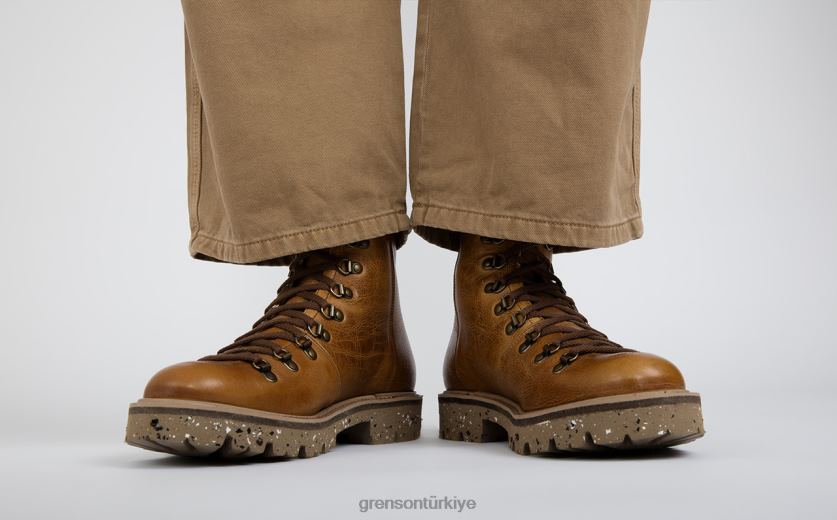 Grenson brady erkekler kahverengi bot ayakkabı B466H17