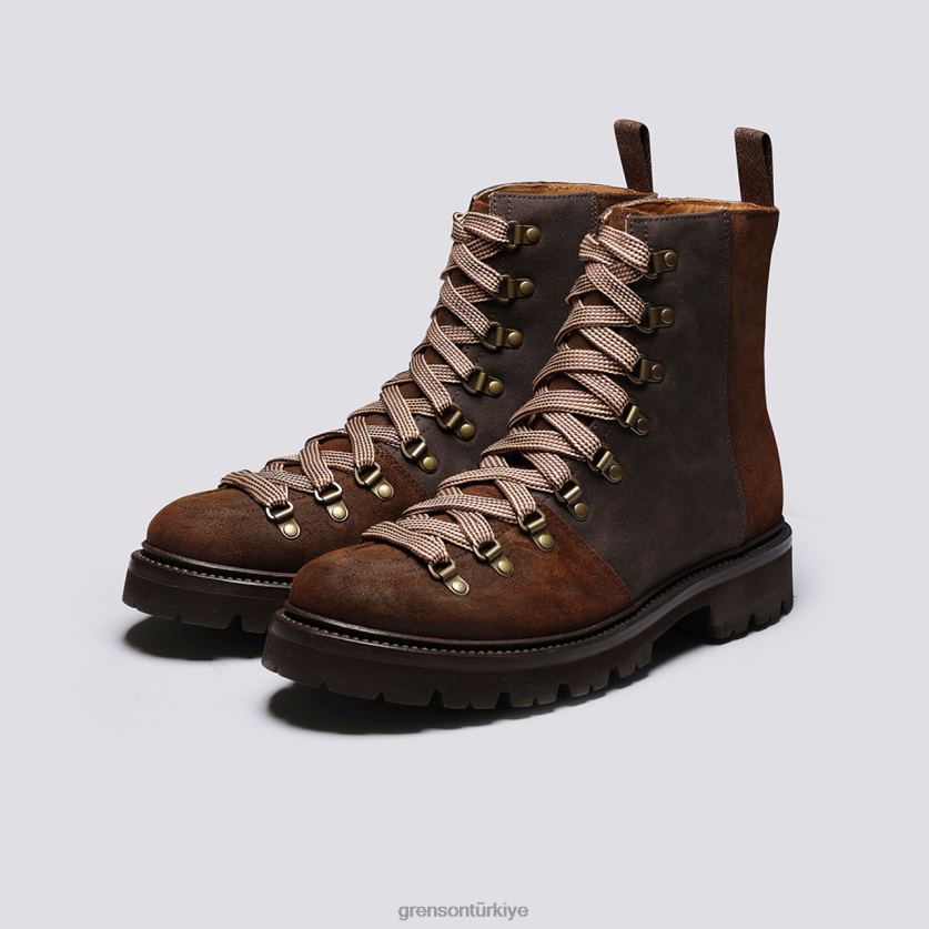 Grenson brady erkekler kahverengi bot ayakkabı B466H50