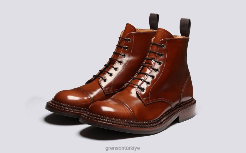 Grenson desmond erkekler kahverengi bot ayakkabı B466H11
