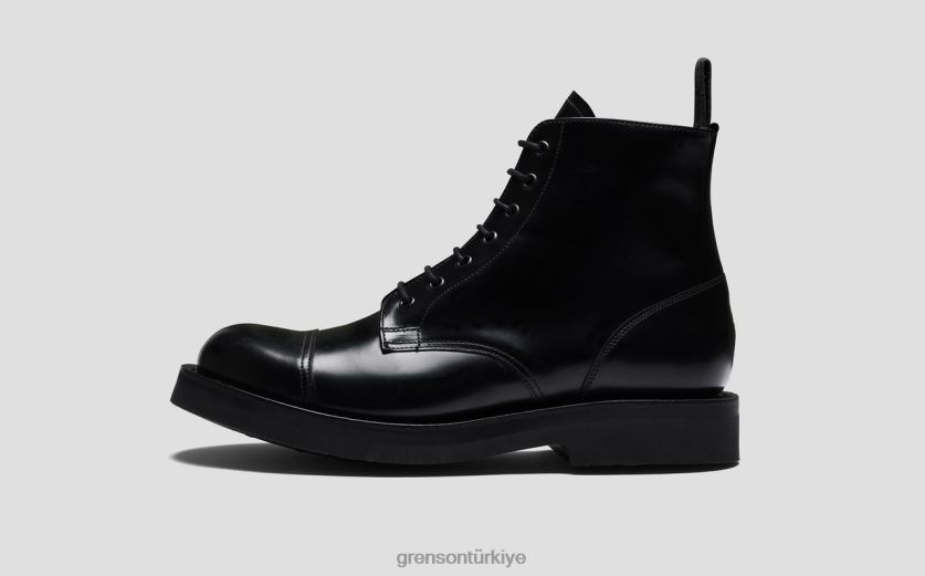 Grenson desmond erkekler siyah bot ayakkabı B466H14