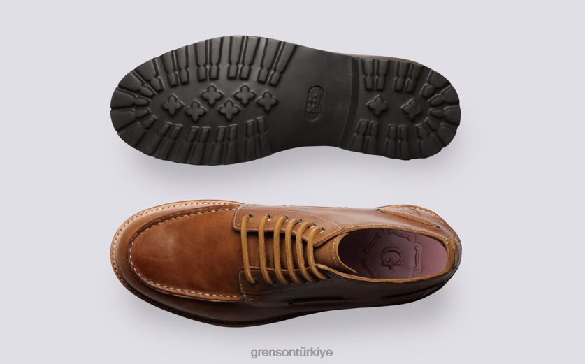 Grenson doğu bölgesi erkekler doğal bot ayakkabı B466H23