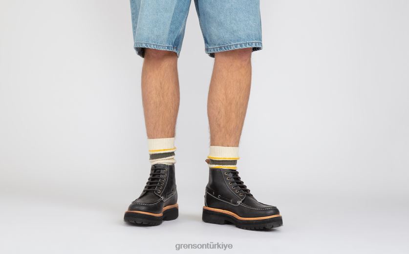 Grenson doğu bölgesi erkekler siyah bot ayakkabı B466H24