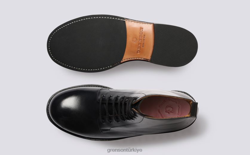 Grenson dudley erkekler siyah bot ayakkabı B466H49