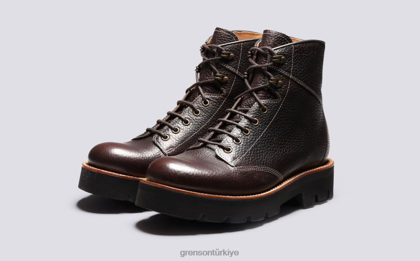 Grenson emmett erkekler kahverengi bot ayakkabı B466H26