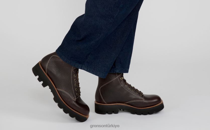 Grenson emmett erkekler kahverengi bot ayakkabı B466H26