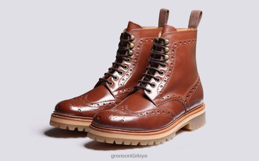Grenson fred erkekler bronzlaşmak bot ayakkabı B466H15
