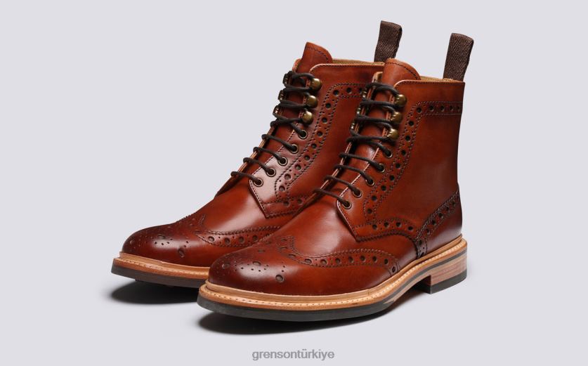 Grenson fred erkekler bronzlaşmak bot ayakkabı B466H33