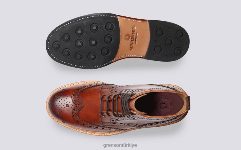 Grenson fred erkekler bronzlaşmak bot ayakkabı B466H33