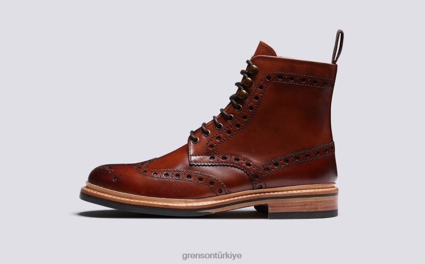 Grenson fred erkekler bronzlaşmak bot ayakkabı B466H33
