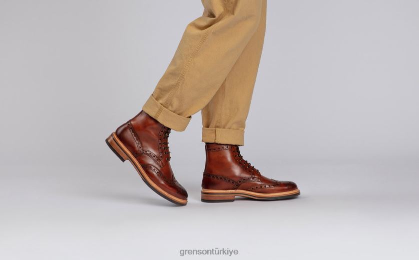 Grenson fred erkekler bronzlaşmak bot ayakkabı B466H33