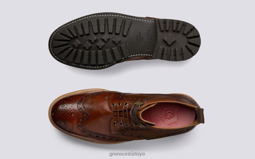 Grenson fred erkekler bronzlaşmak bot ayakkabı B466H34