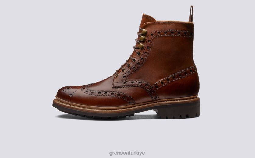 Grenson fred erkekler bronzlaşmak bot ayakkabı B466H34