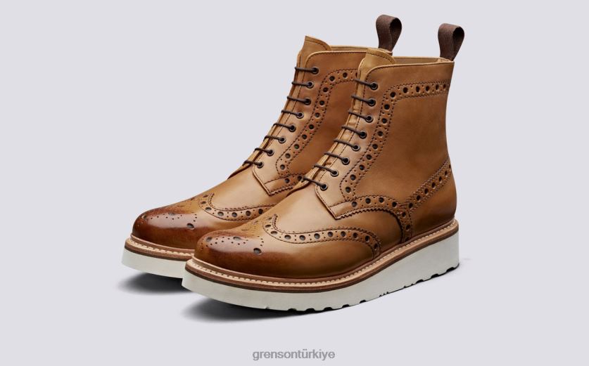 Grenson fred erkekler bronzlaşmak bot ayakkabı B466H7