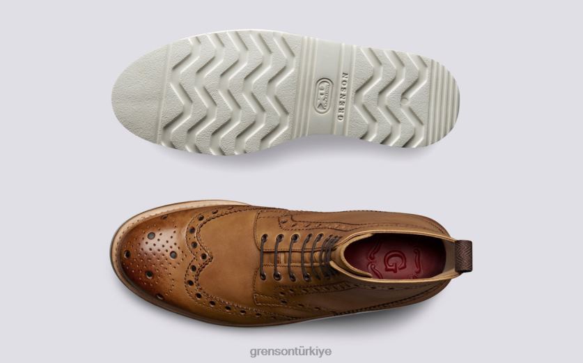 Grenson fred erkekler bronzlaşmak bot ayakkabı B466H7